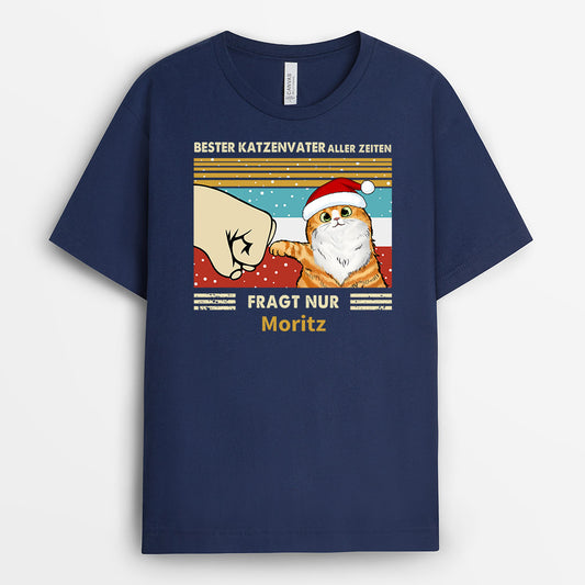 0528AGE1 Personalisierte Geschenke T Shirt Weihnachten Katzen Katzenbesitzer_9892b232 bde8 4da4 b103 976e9bcf8d57