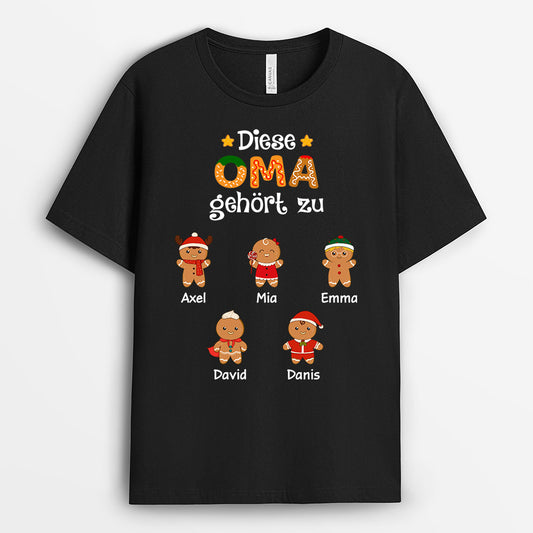 0661Age1 Personalisierte Geschenke T Shirt Enkelkinder Mama Oma