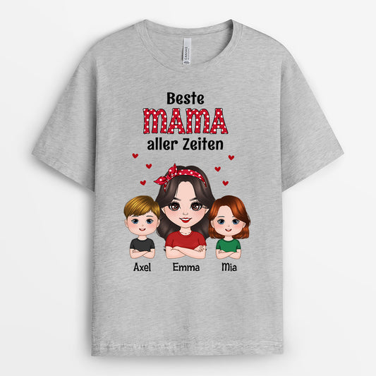 0731AGE2 Personalisierte Geschenke T Shirt Kinder Mama Oma
