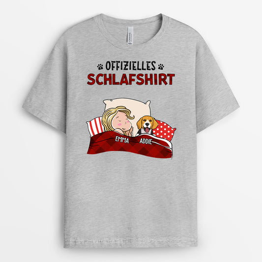 0835AGE1 Personalisierte Geschenke T Shirt Hunde Hundebesitzer