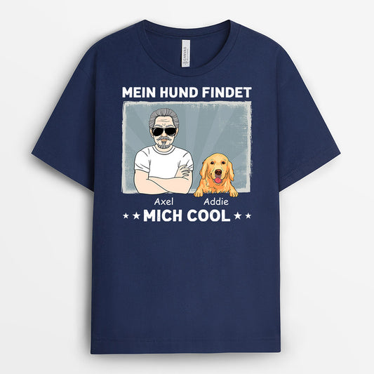 0917AGE2 Personalisierte Geschenke T Shirt Hunde Hundeliebhaber Hundebesitzer
