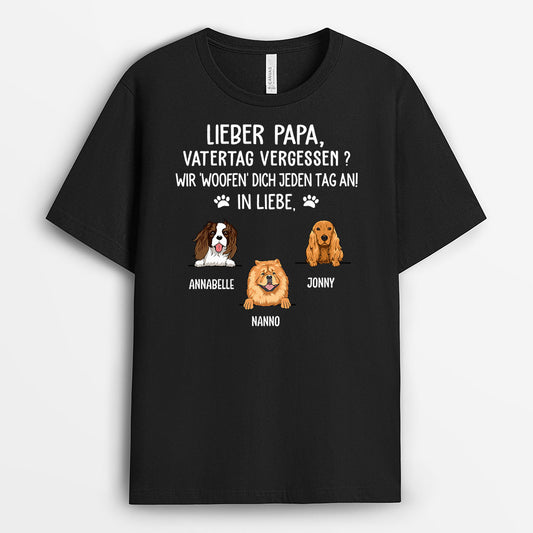 0127AGE1 personalisierte T Shirt geschenke hunde hundeliebhaber