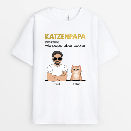 0218AGE1 definition katzenpapa weisses t shirt katze personalisiert 0218AKH8D