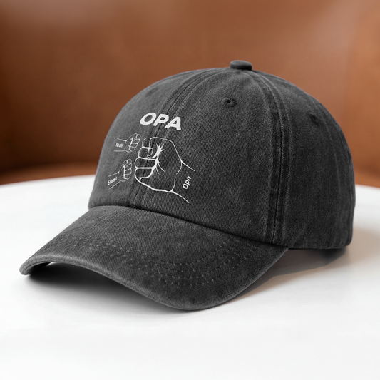 0263AGE2 papa faustgruss personalisiertes geschenk  washed cap papa opa 0263ajsf8b_d7ac9e03 da88 4237 9855 cece0c73c30f