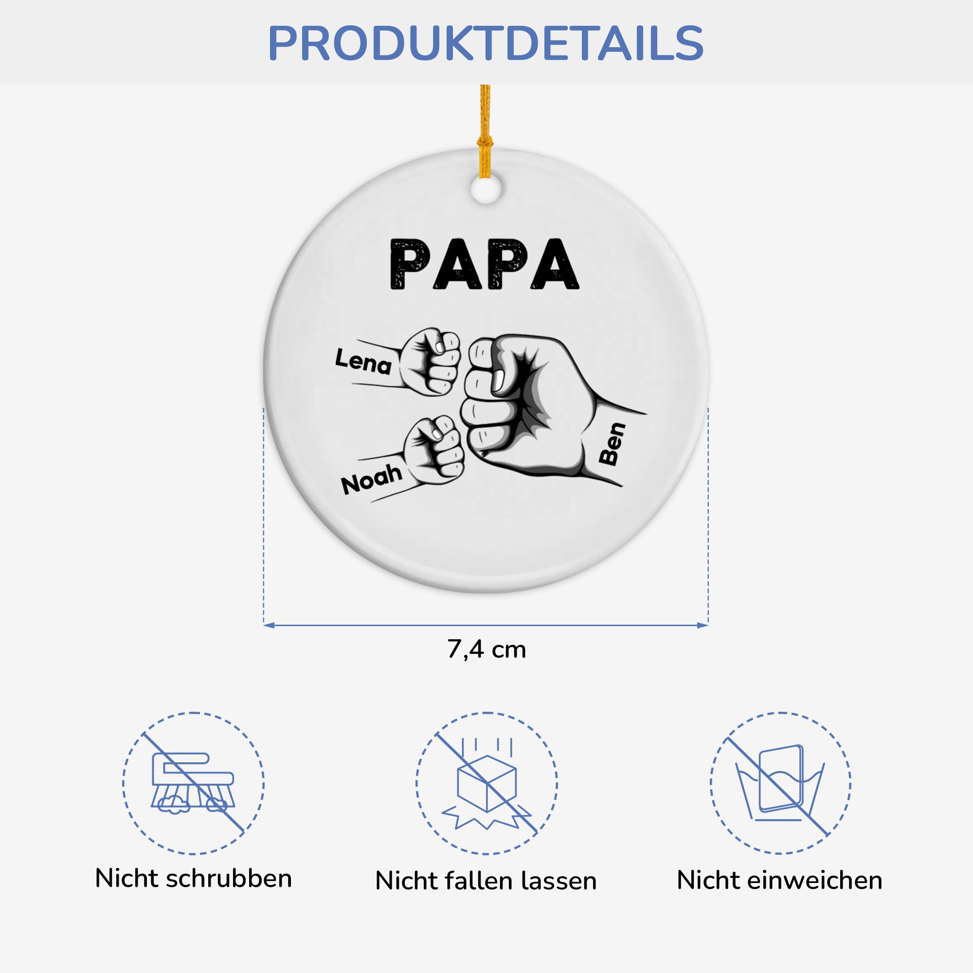 0263OGE3 opa faust personalisierte keramik ornamente_ opa 0263OKL8B