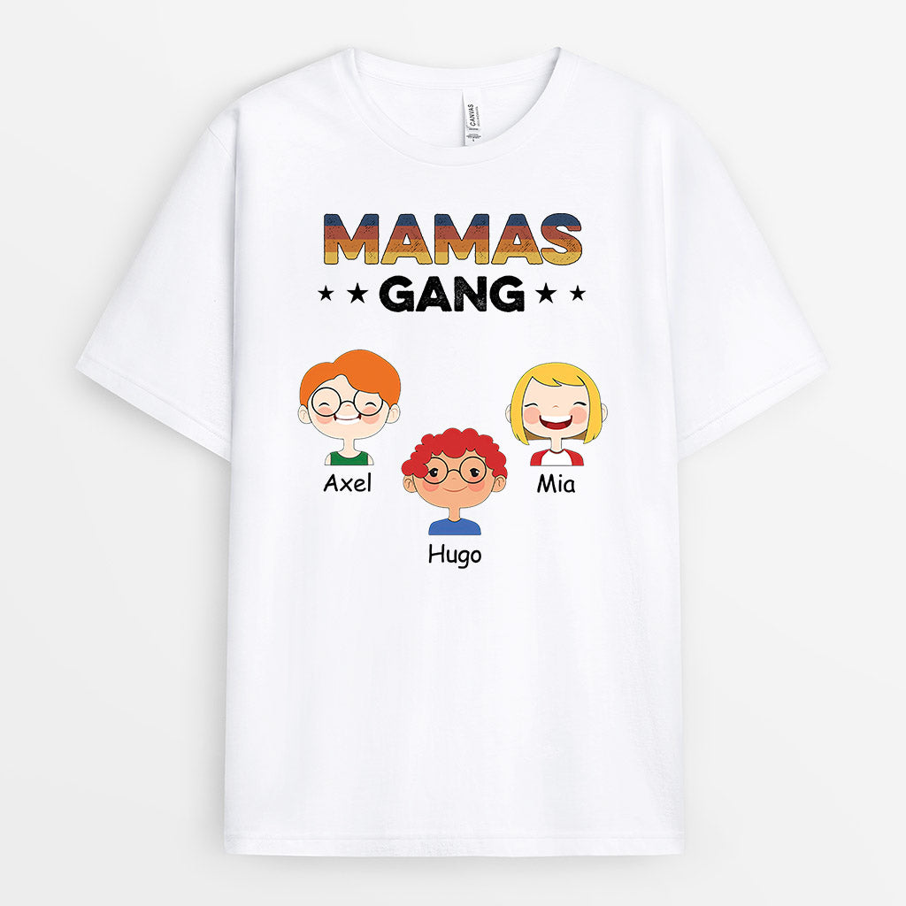 0755AGE2 Personalisierte Geschenke T Shirt Kinder Mama Oma