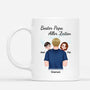 0771M290BGE1 0771M Personalisierte Geschenke Tasse Sohn Tochter Papa