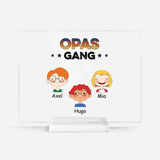 0793RGE1 opas gang kinder personalisierte acryl plakette papa 0793R8N7B