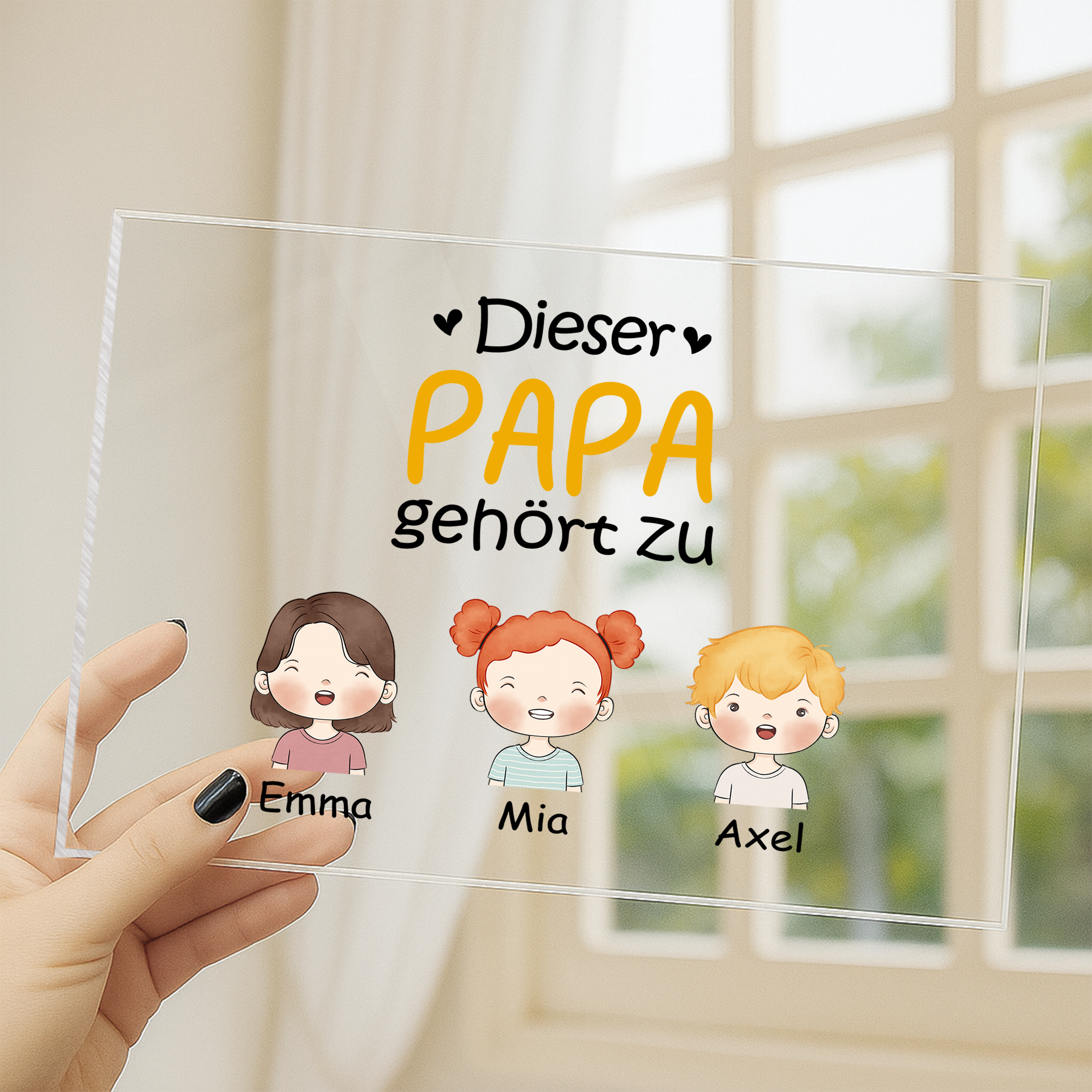 0827RGE3 dieser papa gehort zu kinder personalisierte acryl plakette papa 0827R8N8B_684b3196 6f97 4159 ac44 a39883aae8a3
