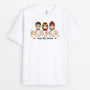 0877AGE1 Personalisierte Geschenke T Shirt Blumen Kinder Enkelkinder Mama Oma