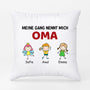 0956PGE2 Personalisierte Geschenke Kissen Kinder Enkelkinder Mama Oma