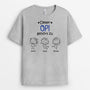 0959AGE2 Personalisierte Geschenke T shirt Kinder Papa Opa