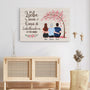 0961CGE3 Personalisierte Geschenke Leinwand Kinder Enkelkinder Mama Oma