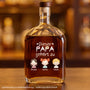 0989AGE1 dieser papa gehort zu personalisiertes geschenk  whiskyflasche papa opa buntstifte 0989aicp0b