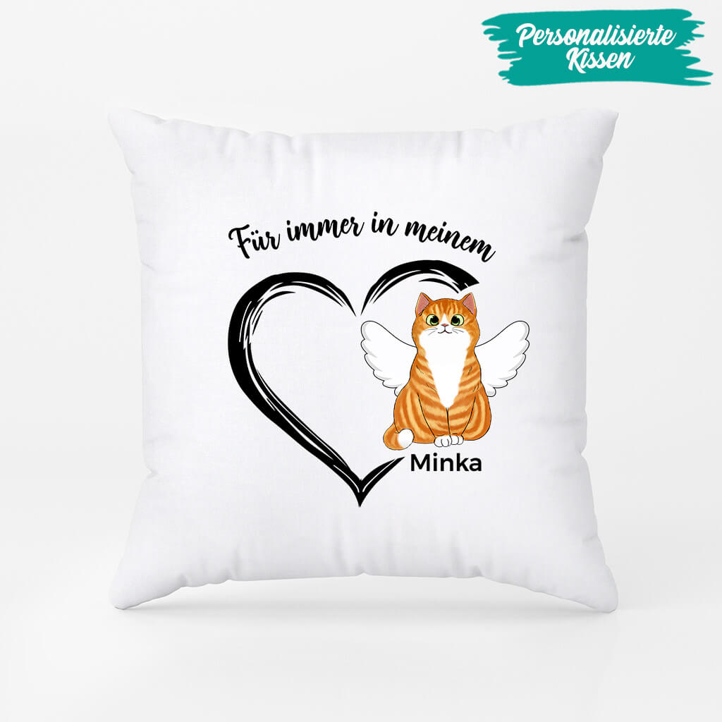 1034PGE2 Personalisierte Geschenke Kissen Katzen Katzenliebhaber Katzenbesitzer Abschied