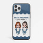 1189FGE1 Personalisierte Geschenke Handyhulle Beste Freunde Besties