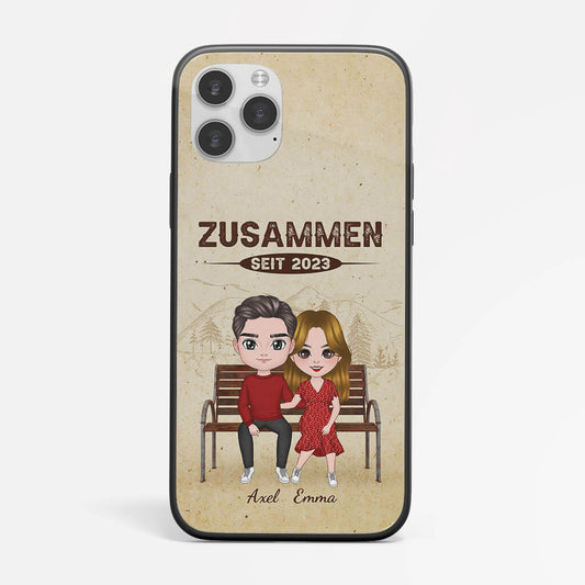 1197FGE1 Personalisierte Geschenke Handyhulle Zusammen Grosseltern Paar
