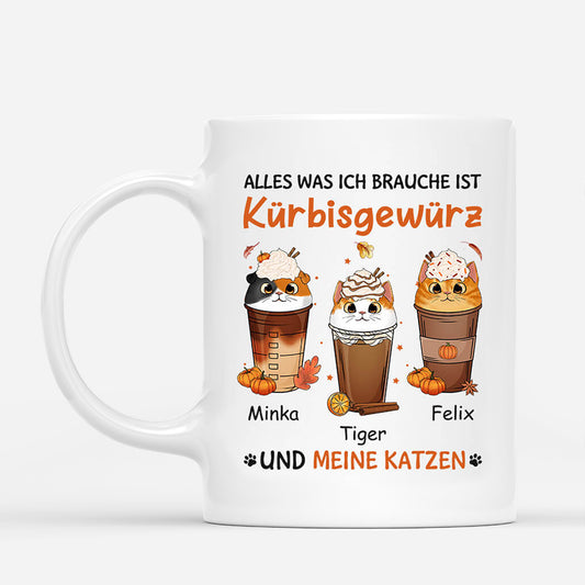 1208MGE1 Personalisierte Geschenke Tasse Kurbis Katze Katzenliebhaber_3892e45e 57da 400d 861e 4b1d3b1870c8