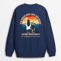 1262WGE1 personalisierter ein madchen und ihr lieber hund pullover