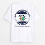 1263AGE1 personalisiertes ein mann und sein hund t shirt