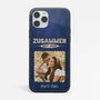 1274FGE1 personalisiertes zusammen seit 2020 rot iphone 12 handyhulle