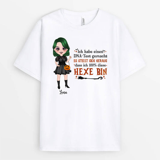 1342AGE1 personalisiertes ich bin diese hexe halloween t shirt