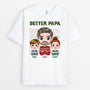 1371AGE1 personalisiertes bester papa aller zeiten weihnachten t shirt