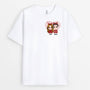 1378AGE1 personalisierter paar mit herz weihnachten tshirt