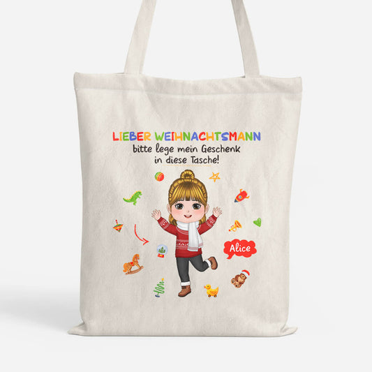1393BGE1 personalisierte lieber weihnachtsmann tragetasche_0fb377b2 ff63 4849 9e33 d0a52b12f7ba