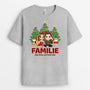 1406AGE2 personalisiertes familie mit katzen zu weihnachten t shirt
