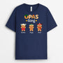 1460AGE2 personalisiertes papas bande aus keksen t shirt