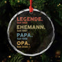 1503OGE1 legende ehemann papa opa personalisierte glas ornamente opa 1503O3T5B
