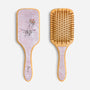 1672AGE1 hand in hand blumen personalisiertes geschenk  uv druck acetat  holz haarburste mamaoma 1672aq6p5a