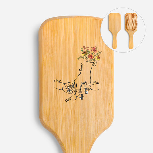 1672AGE1 hand in hand blumen personalisiertes geschenk _  uv druck bambus haarburste omamama 1672aq6p5a_ad0b1701 6ce7 4722 b86e 3245818ed2db