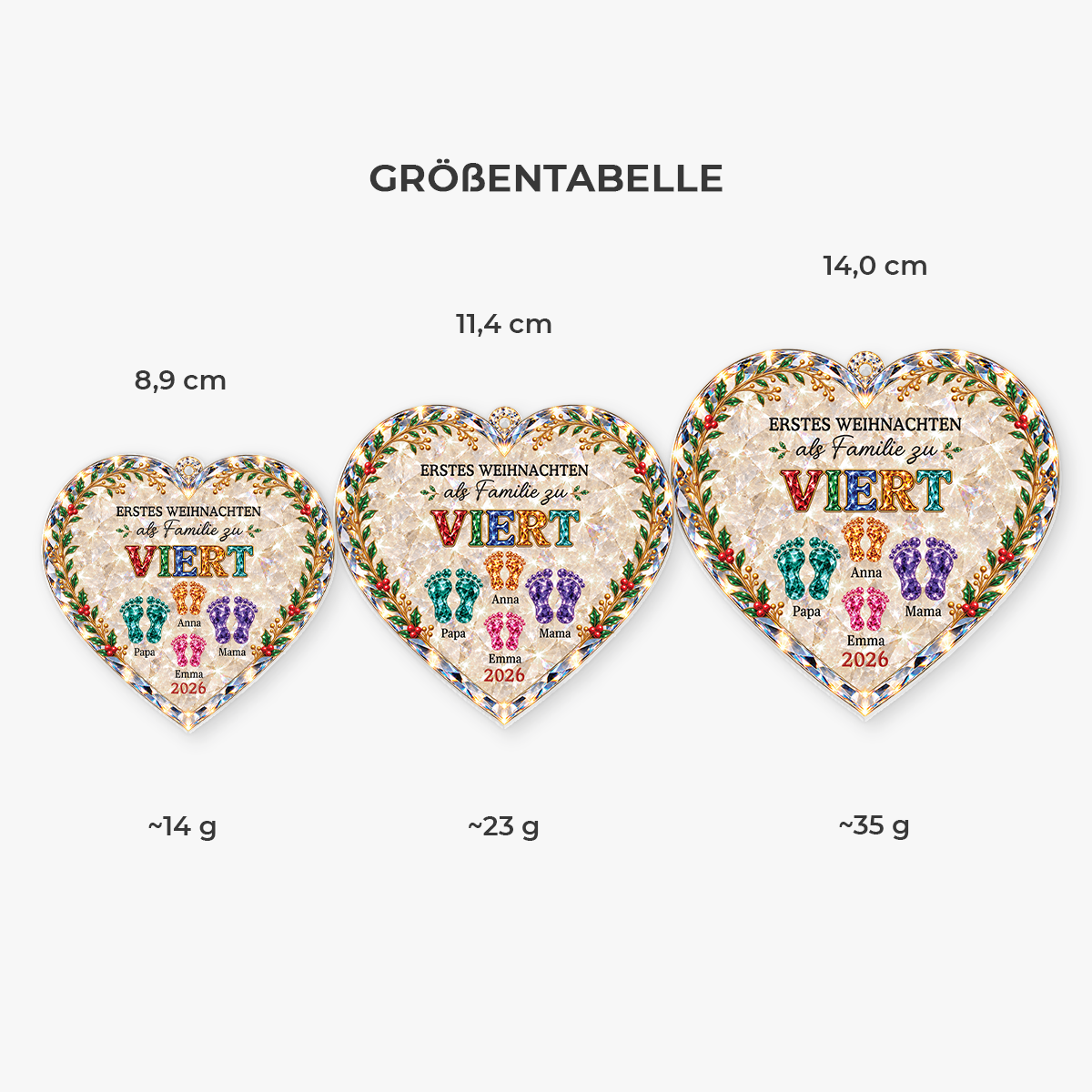 16799OH ProAcrylicOrnament CouGE RnDNone IdeHa NicFamily