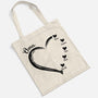 1686BGE2 personalisierte mamas omas herz tragetasche