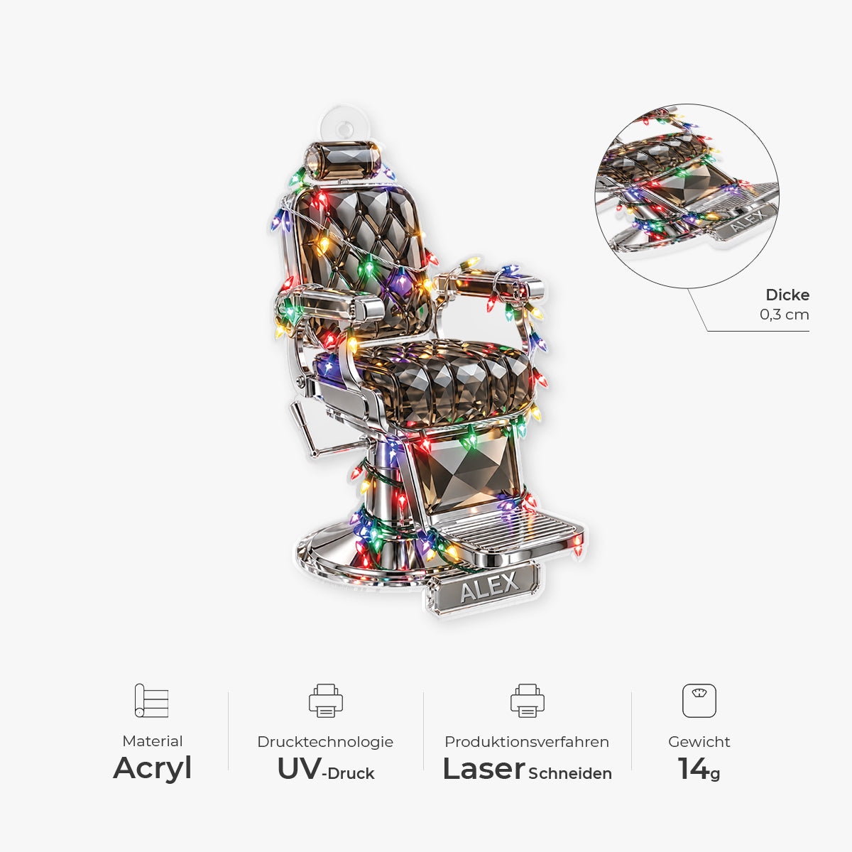 17020O6 ProAcrylicOrnament CouGE RnDNone IdeIdea NicJob