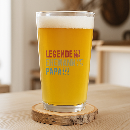 1732IGE2 die legende opa seit personalisiertes bierglas_ opa 1732I