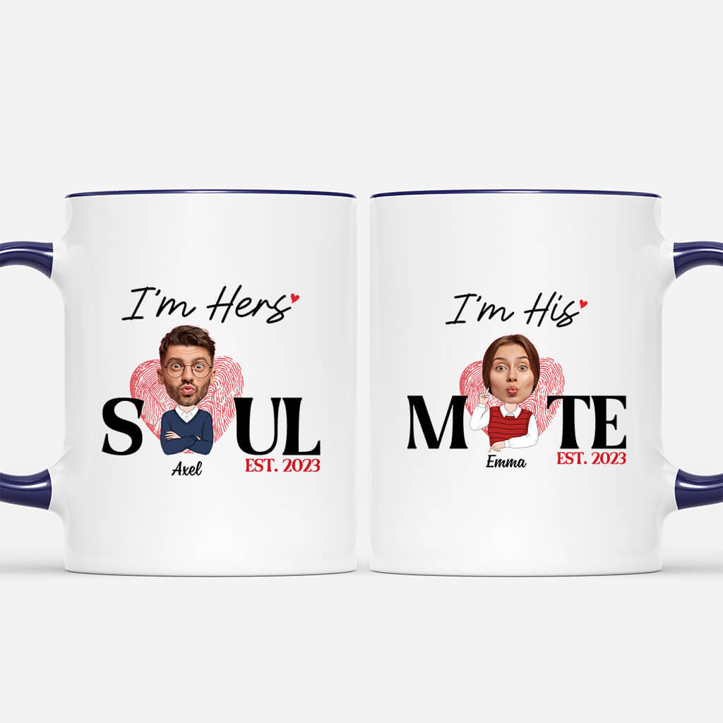 1750MGE4 personalisierte seelenverwandter ich gehore ihr ihm tasse