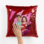 1783PGE2 personalisiertes der perfekte partner pailletten kissen
