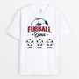 1838AGE1 personalisiertes fussball mama t shirt
