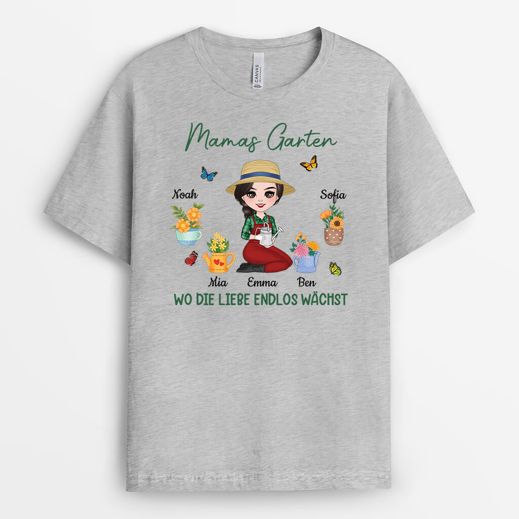 1899AGE2 personalisiertes omas garten t shirt
