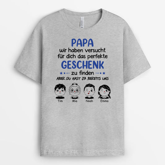 1966AGE2 personalisiertes wir haben versucht fur dich das perfekte geschenk zu finden t shirt