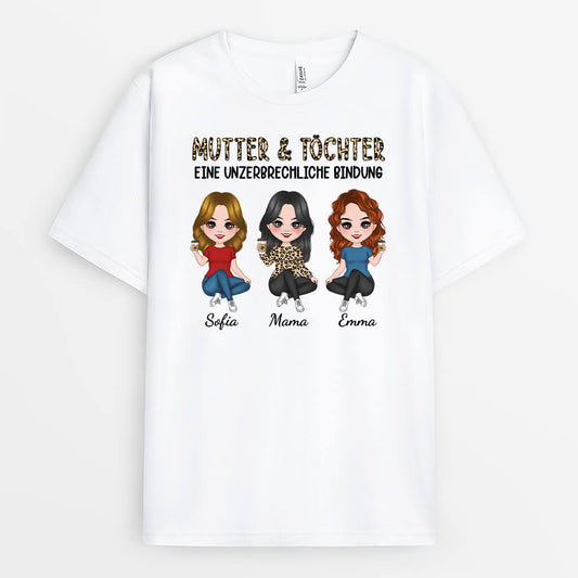 1997AGE1 personalisiertes mutter tochter eine unzerbrechliche bindung t shirt