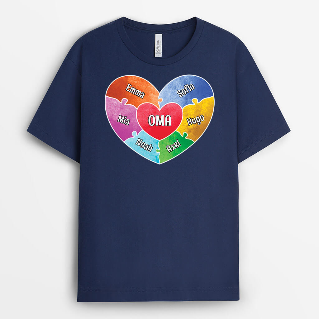 2016AGE2 personalisiertes mama kinder puzzle t shirt