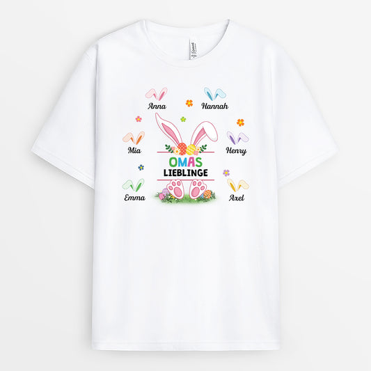 2034AGE1 personalisiertes omas lieblinge t shirt