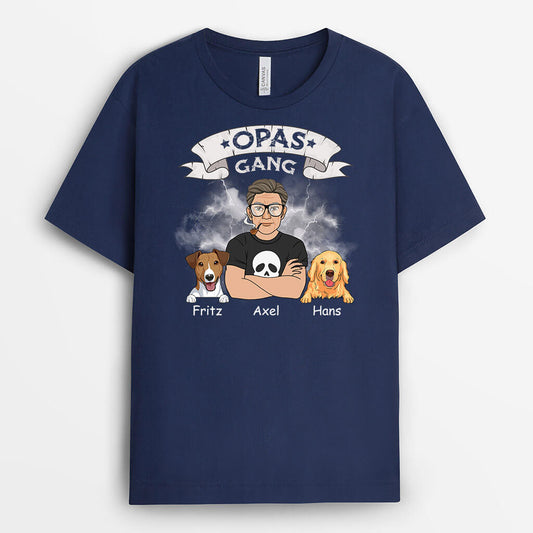 2037AGE2 personalisiertes papas bande t shirt