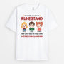 2043AGE1 personalisiertes ich ware im ruhestand aber jetzt habe ich neue chefs meine kinder t shirt
