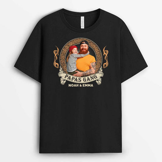 2082AGE1 personalisiertes papas bande t shirt