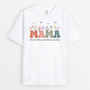 2115AGE1 personalisiertes mama und blumen t shirt